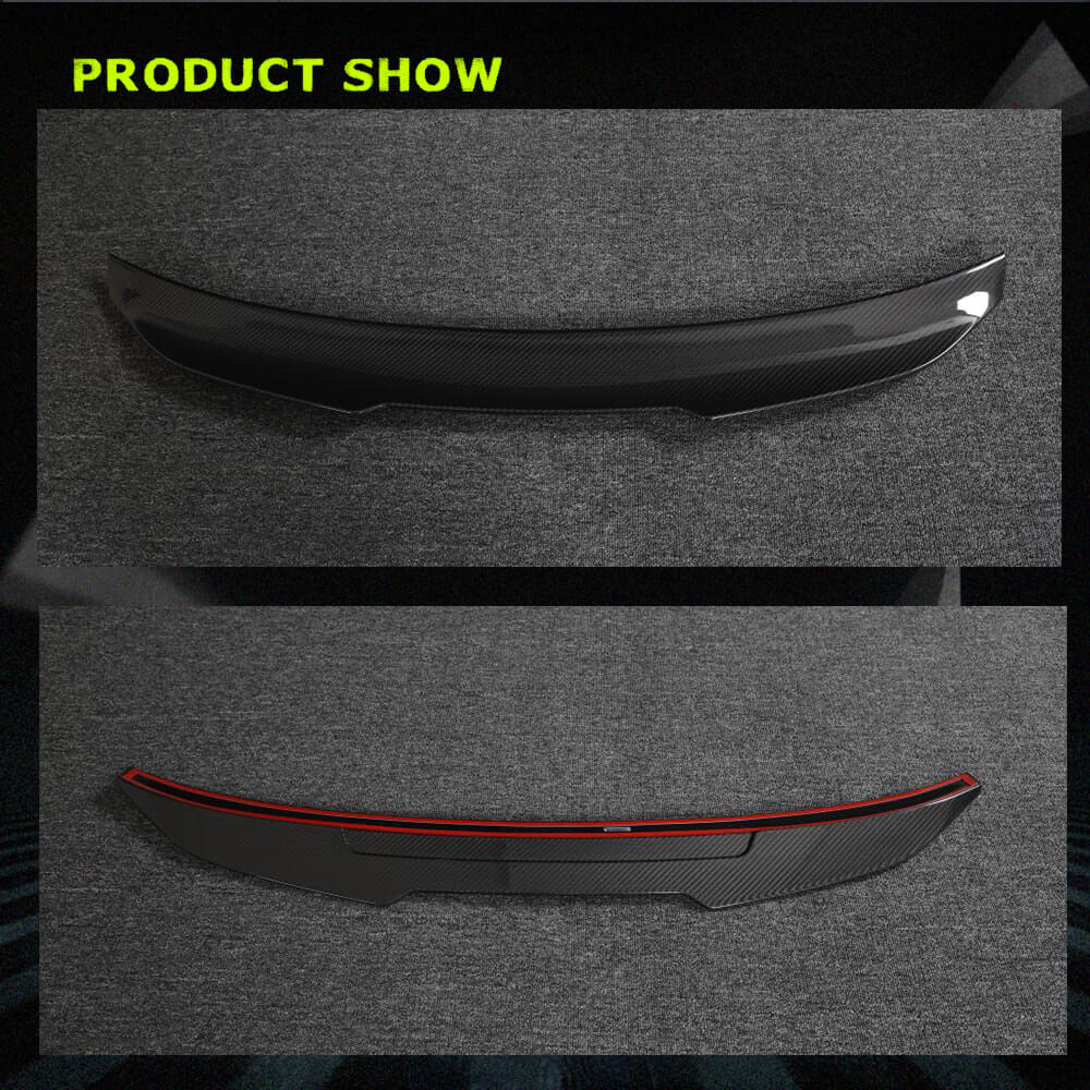 BMW 4 Series F32 Base/M Sport Coupe 2013-2020 Dry Carbon Fiber Rear Trunk Spoiler-Ahacarbon