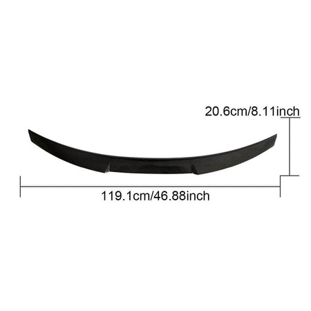BMW 4 Series F32 Coupe 2015-2020 Rear Trunk Spoiler Dry Carbon Fiber-Ahacarbon