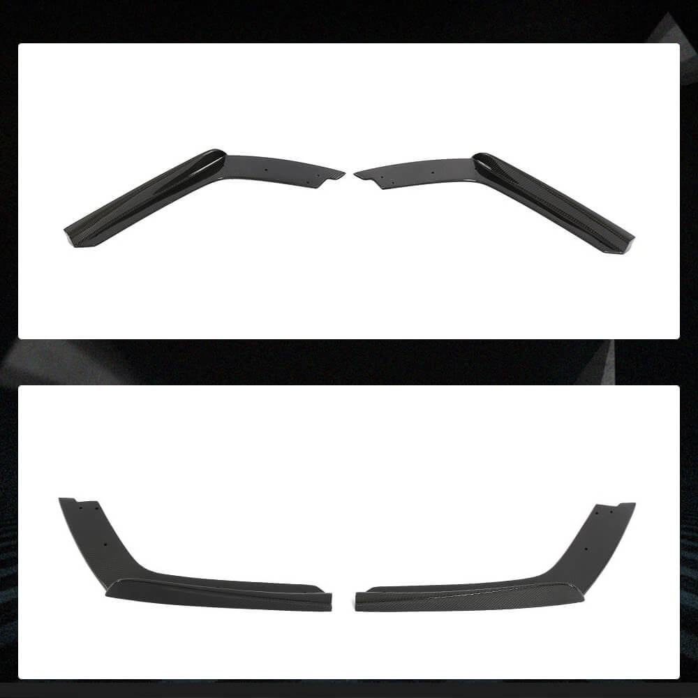 BMW 4 Series F82 M4 2013-2018 Rear Bumper Splitters Full Carbon Fiber-Ahacarbon