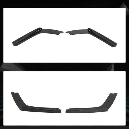 BMW 4 Series F82 M4 2013-2018 Rear Bumper Splitters Full Carbon Fiber-Ahacarbon