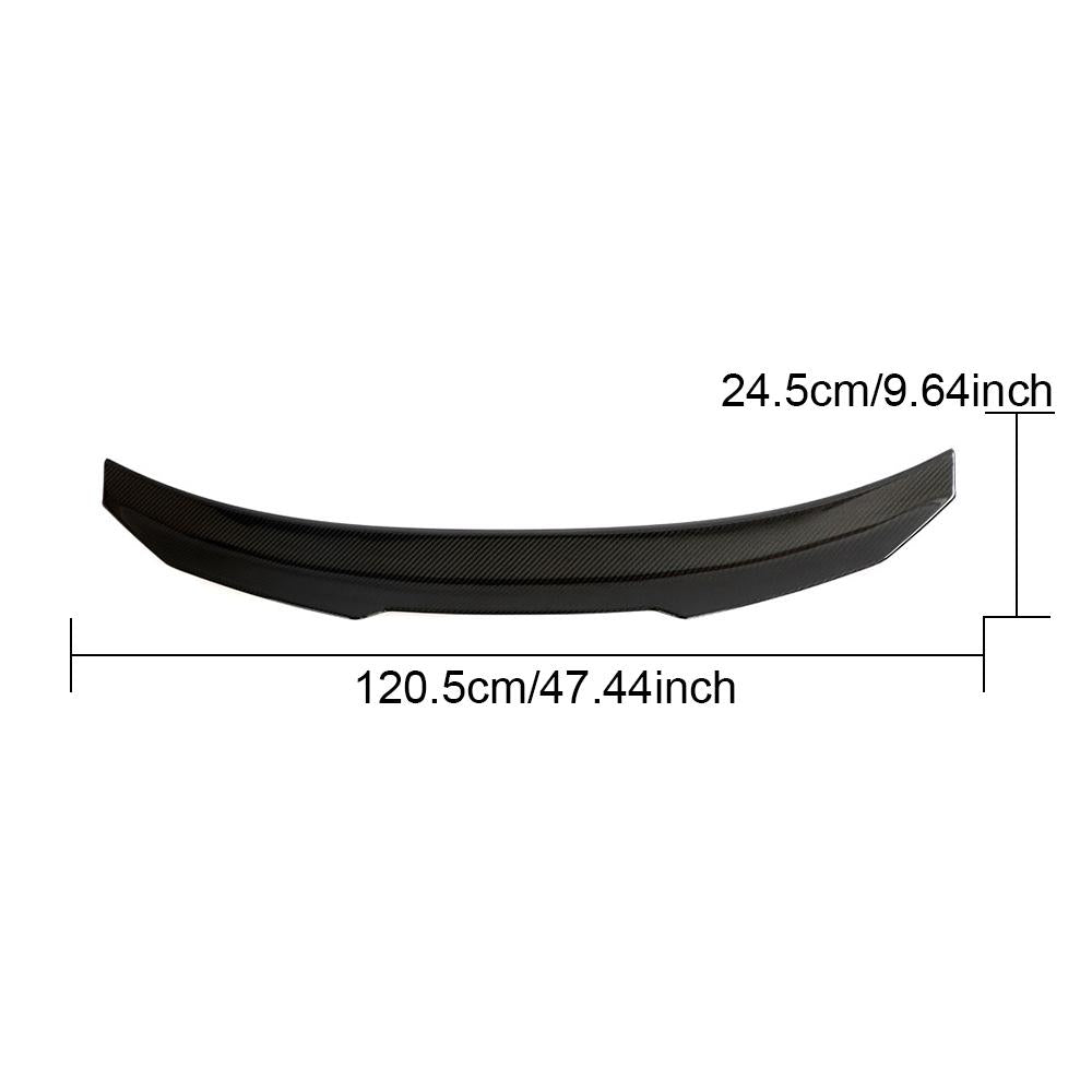 BMW 4 Series G22 420i 430i M440i G82 M4 2021-2024 Rear Trunk Spoiler Carbon Fiber-Ahacarbon