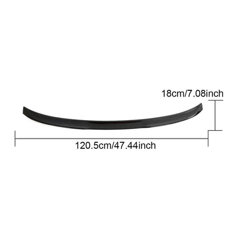 BMW 4 Series G22 420i 430i M440i G82 M4 2021-2023 Rear Trunk Spoiler Dry Carbon Fiber-Ahacarbon