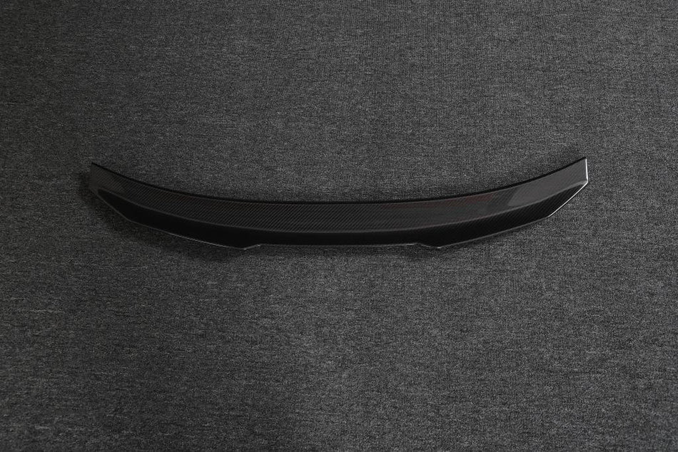 BMW 4 Series G22 420i 430i M440i G82 M4 2021-2024 Rear Trunk Spoiler Carbon Fiber-Ahacarbon