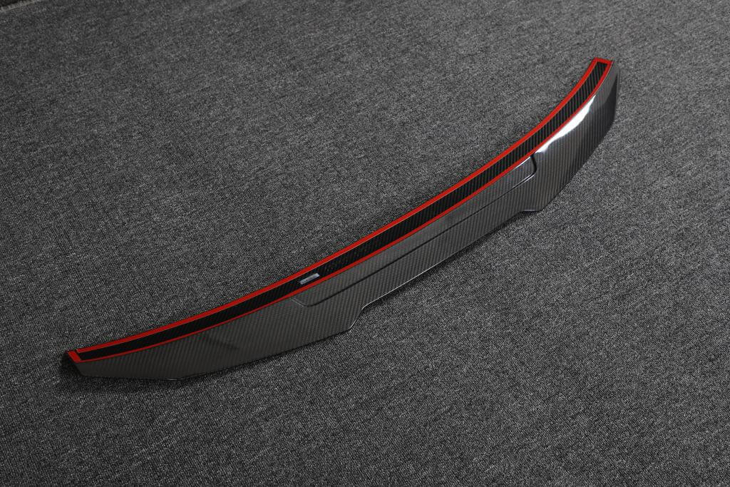 BMW 4 Series G22 420i 430i M440i G82 M4 2021-2024 Rear Trunk Spoiler Carbon Fiber-Ahacarbon