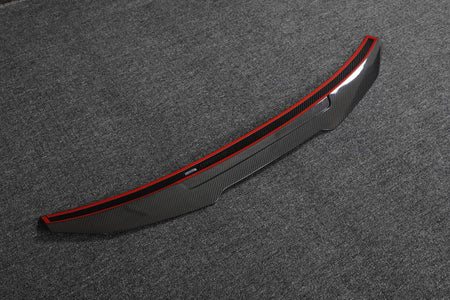 BMW 4 Series G22 420i 430i M440i G82 M4 2021-2024 Rear Trunk Spoiler Carbon Fiber-Ahacarbon