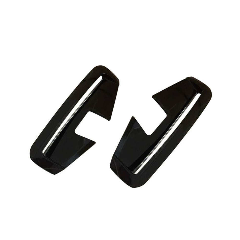 BMW 4 Series G22 G23 420i 430i M Sport M440i 2021+ Fog Light Covers Glossy Black ABS-Ahacarbon