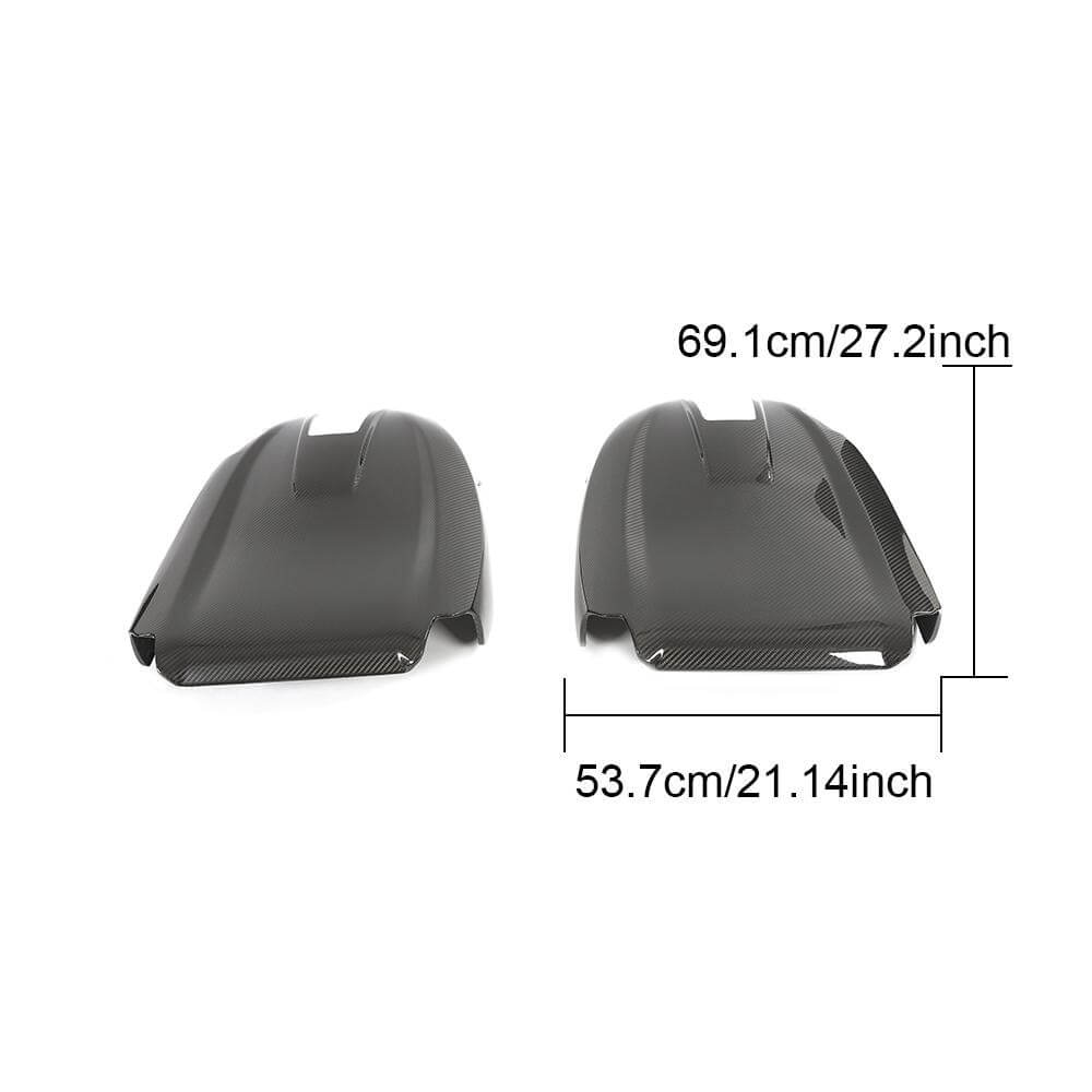 BMW 4 Series G82 G83 M4 2021-2024 Seat Back Cover Dry Carbon Fiber-Ahacarbon