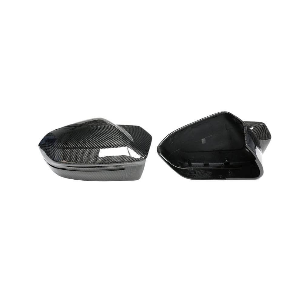BMW 5 Series I5 G60 G61 G68 7 Series G70 X3 G45 2024 Mirror Covers Pair LHD Carbon Fiber-Ahacarbon