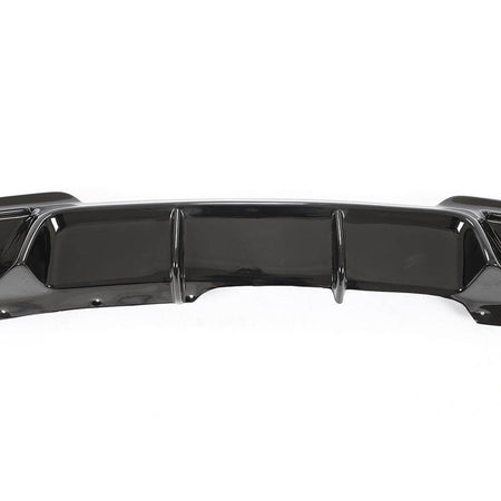 BMW 5 Series F10 2011-2016 528i 530i 535i 550i M-Sport FRP Gloss Black Rear Bumper Diffuser-Ahacarbon