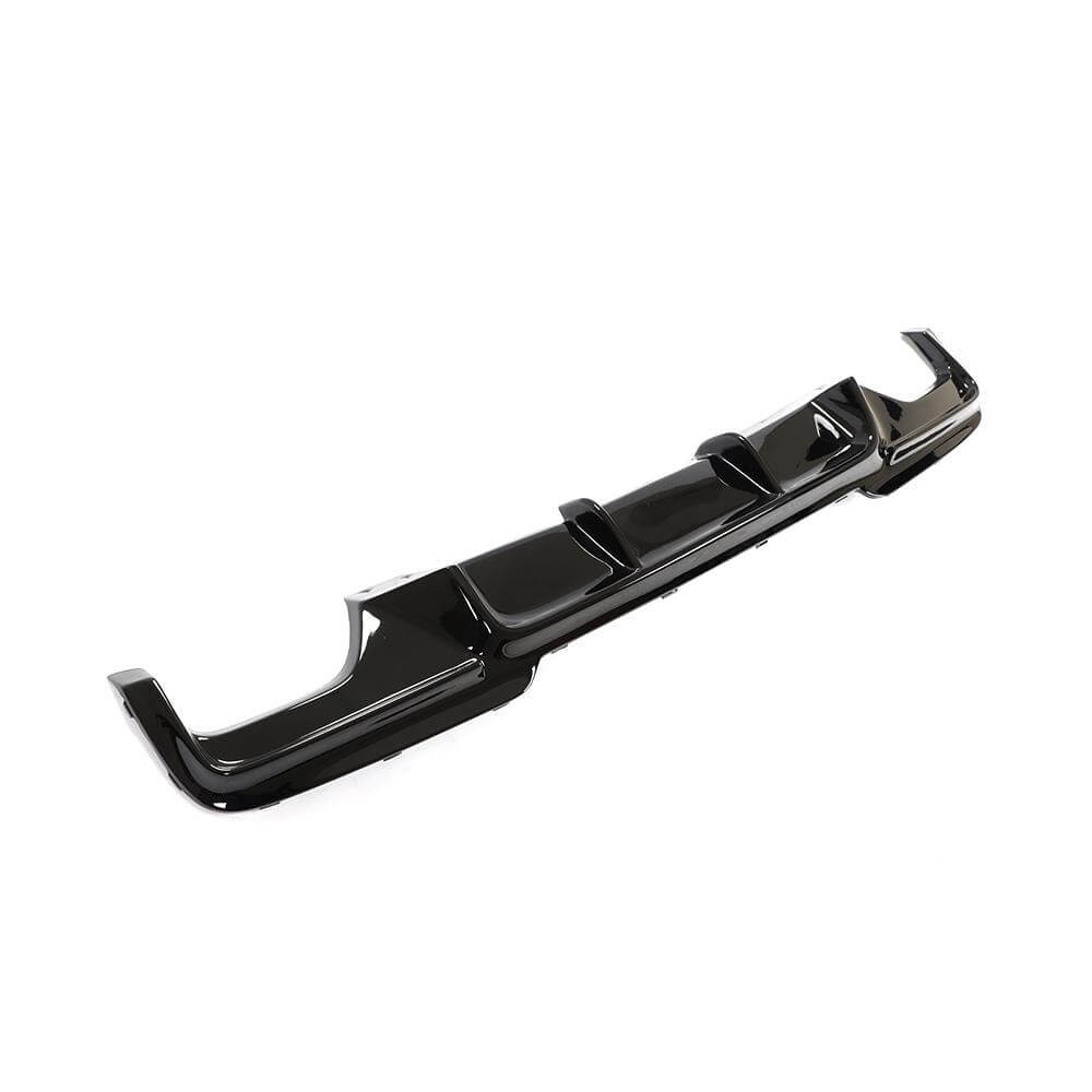 BMW 5 Series F10 2011-2016 528i 530i 535i 550i M-Sport FRP Gloss Black Rear Bumper Diffuser-Ahacarbon
