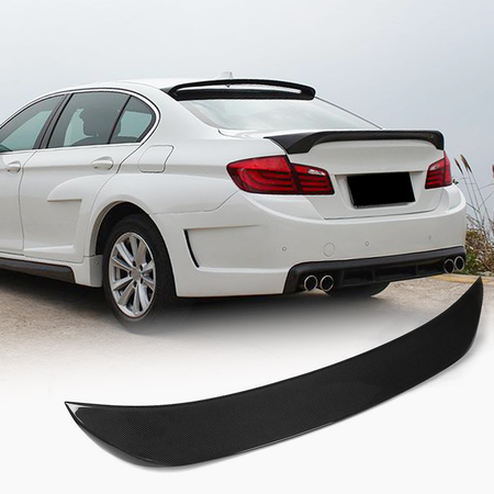 BMW 5 Series F10 M5 2011-2018 Rear Trunk Spoiler Carbon Fiber-Ahacarbon