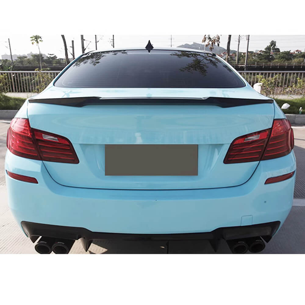 BMW 5 Series F10 M5 2011-2018 Rear Trunk Spoiler Carbon Fiber-Ahacarbon