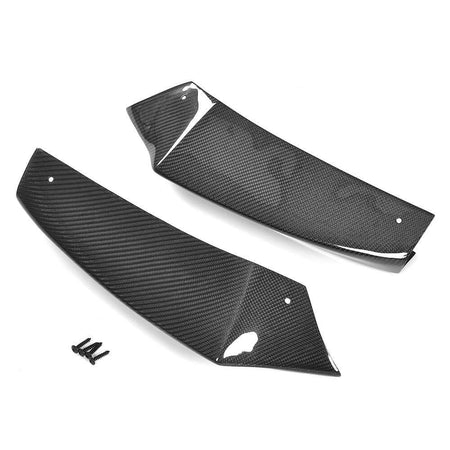 BMW 5 Series F10 F11 M Sport 530i 535i 550i 2011-2016 Front Bumper Splitters Carbon Fiber-Ahacarbon