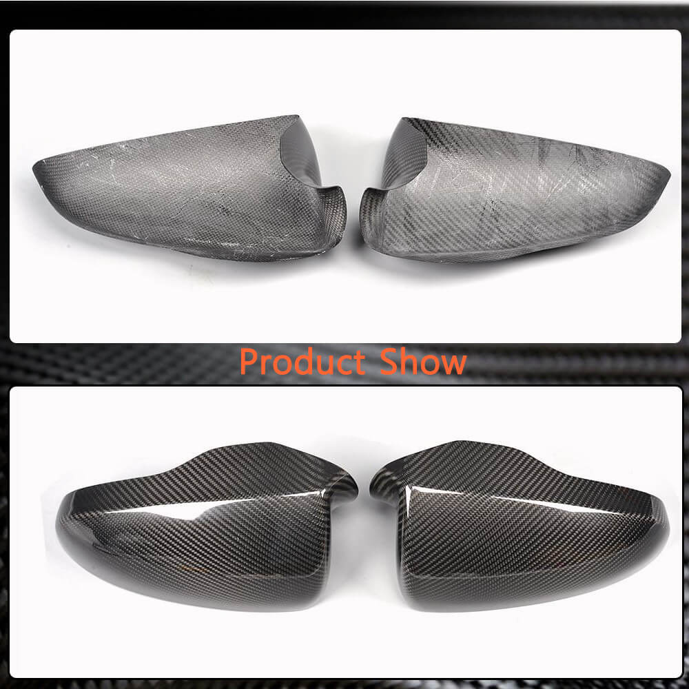 BMW 5 Series F10 M5 2012-2014 Mirror Covers Add-on Carbon Fiber-Ahacarbon