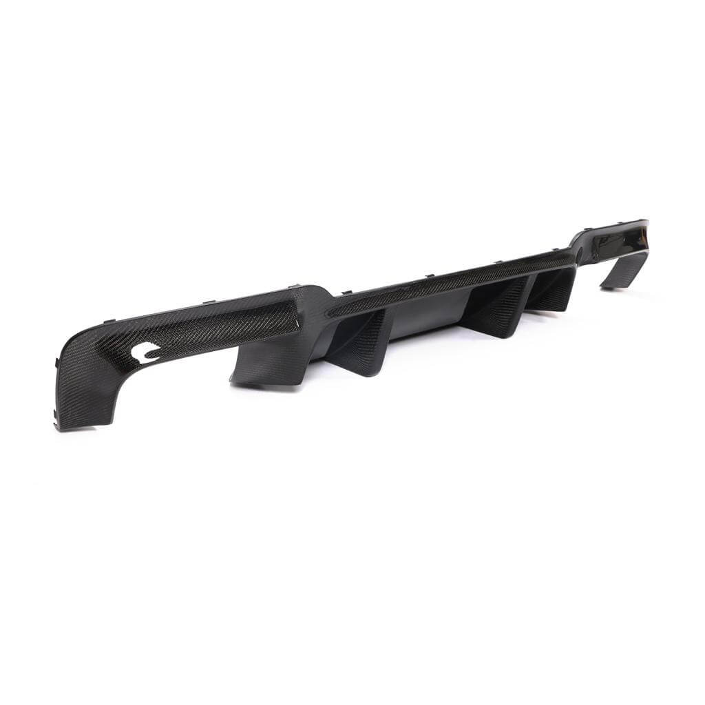 BMW 5 Series F10 M5 2011-2016 Rear Bumper Diffuser Carbon Fiber-Ahacarbon