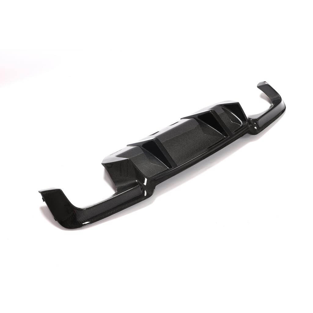 BMW 5 Series F10 M5 2011-2016 Rear Bumper Diffuser Carbon Fiber-Ahacarbon