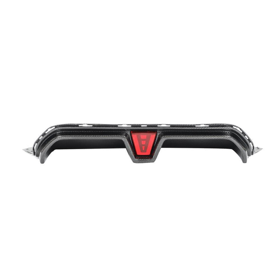 BMW 5 Series F90 M5 Rear Bumper Diffuser Carbon Fiber-Ahacarbon