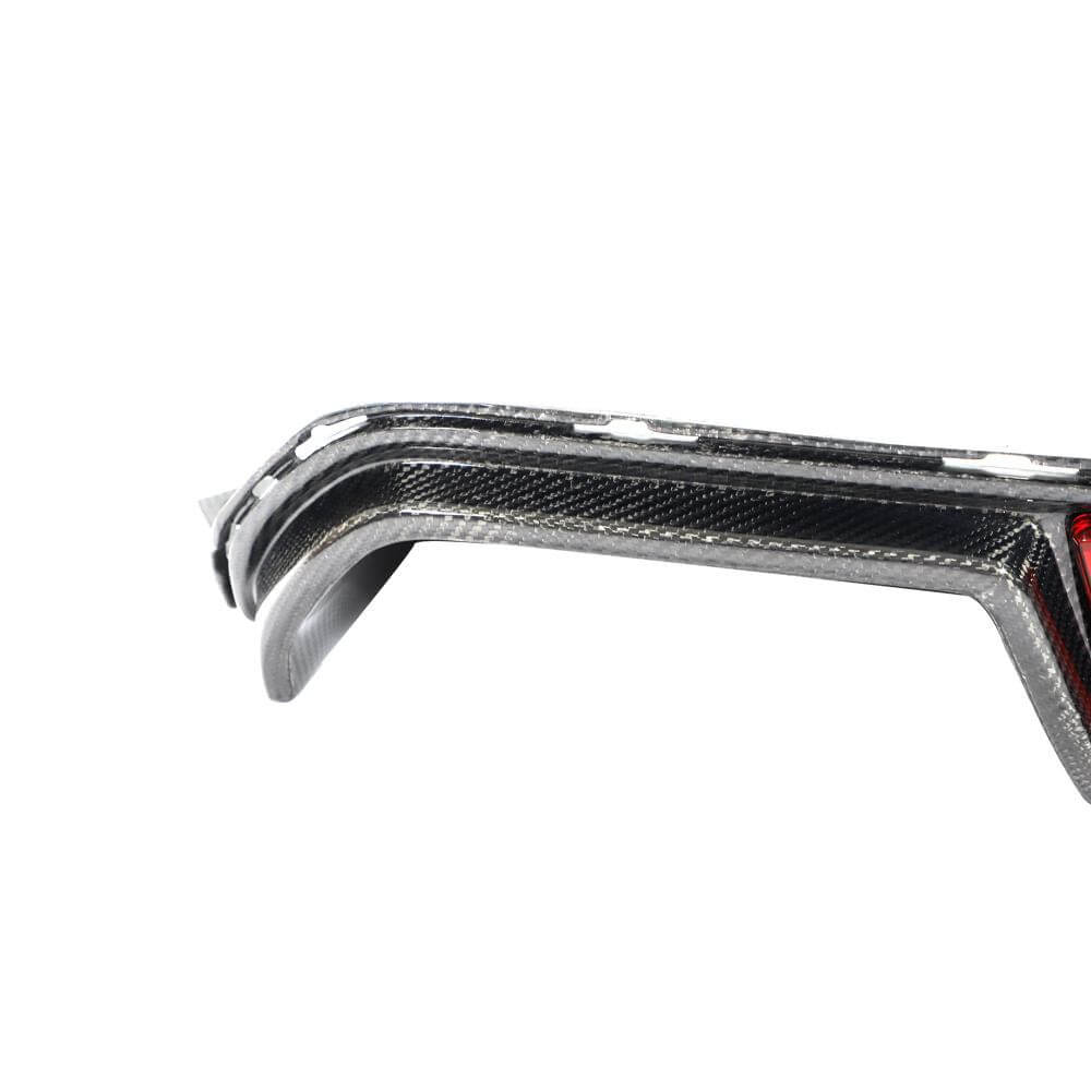 BMW 5 Series F90 M5 Rear Bumper Diffuser Carbon Fiber-Ahacarbon