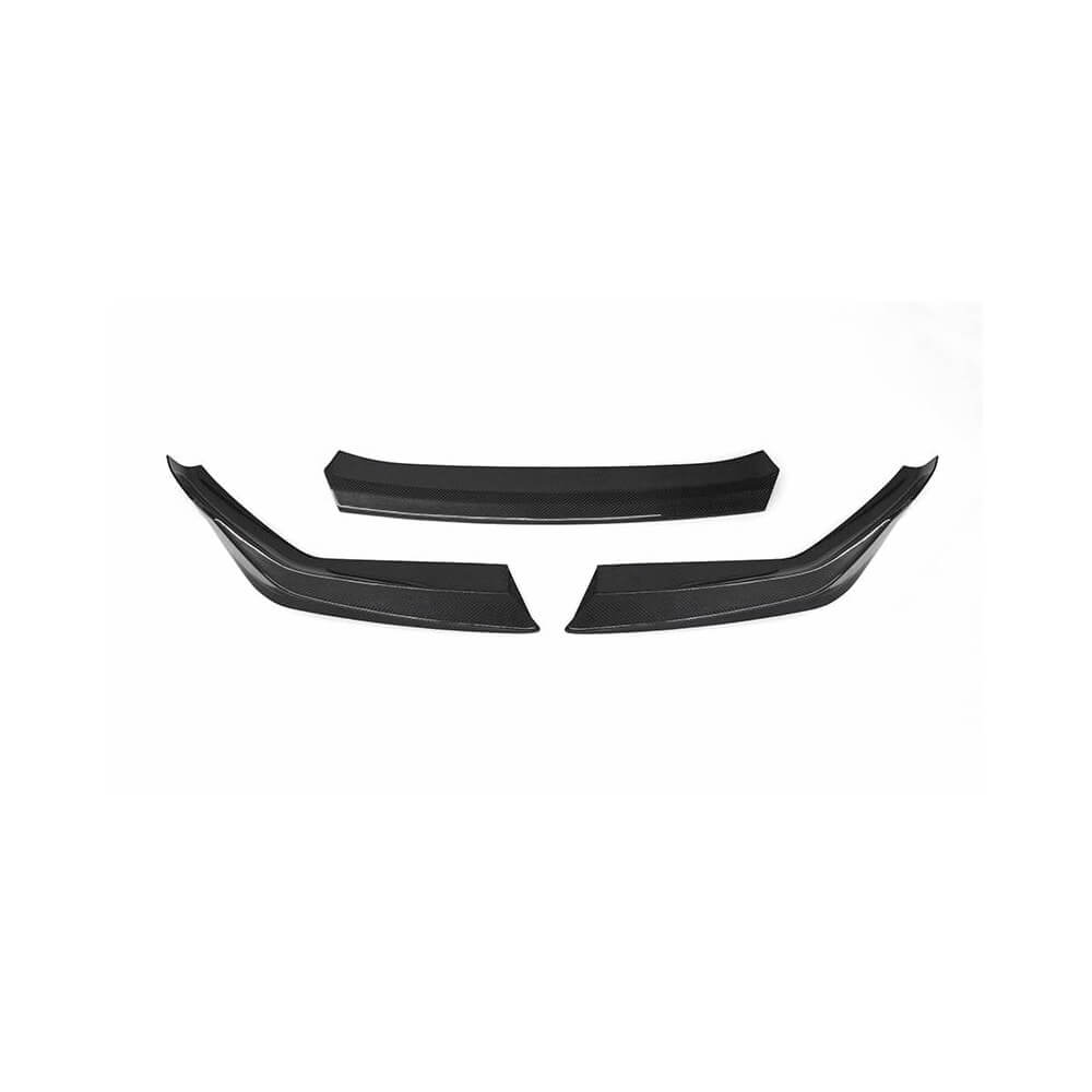BMW 5 Series F90 M5 LCI 2021-2023 Carbon Fiber Front Bumper Lip Spoiler-Ahacarbon