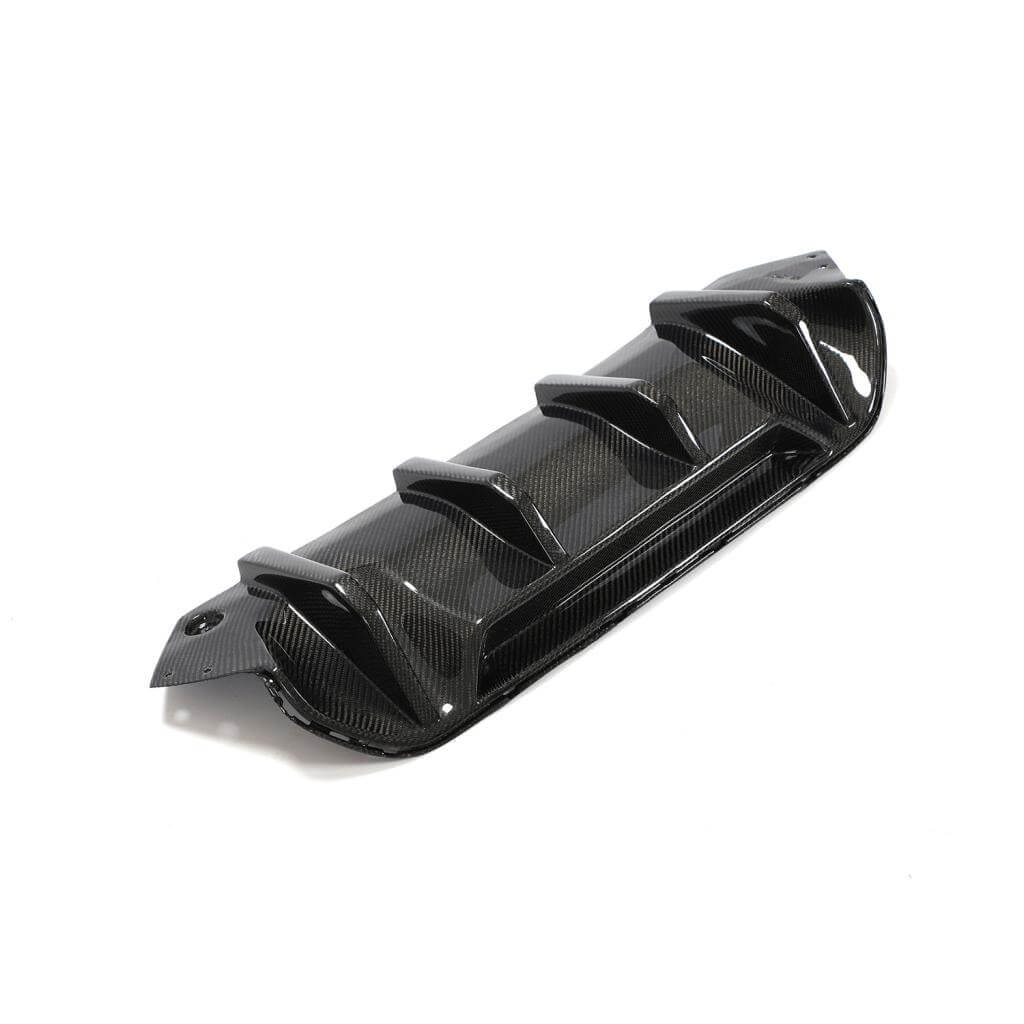 BMW 5 Series F90 M5 Pre-LCI 2018-2020 Rear Bumper Diffuser Lip Carbon Fiber-Ahacarbon