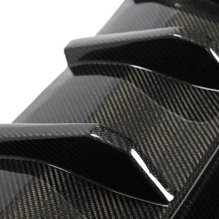 BMW 5 Series F90 M5 Pre-LCI 2018-2020 Rear Bumper Diffuser Lip Carbon Fiber-Ahacarbon
