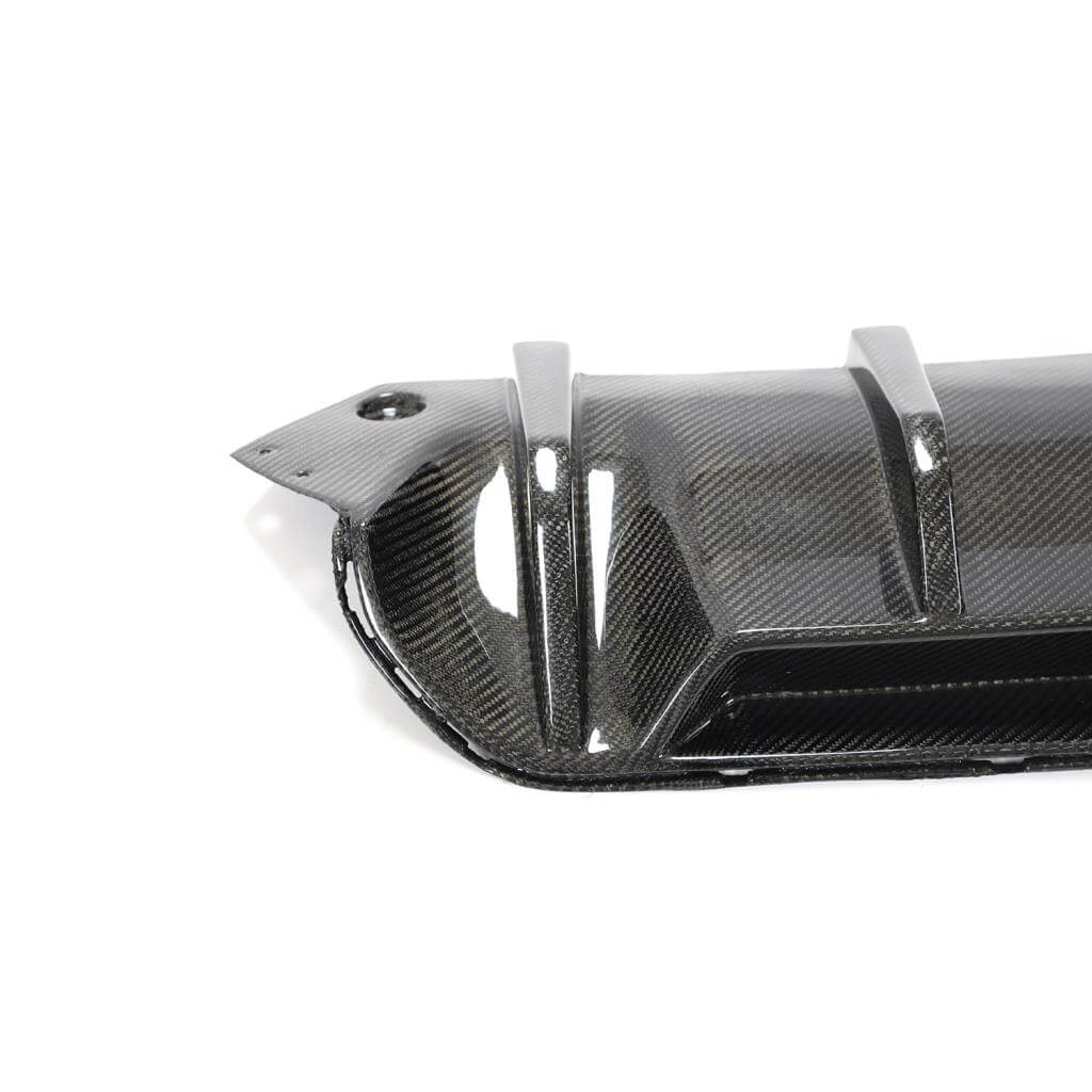 BMW 5 Series F90 M5 Pre-LCI 2018-2020 Rear Bumper Diffuser Lip Carbon Fiber-Ahacarbon