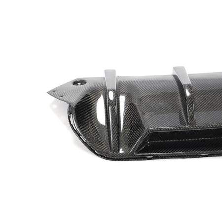 BMW 5 Series F90 M5 Pre-LCI 2018-2020 Rear Bumper Diffuser Lip Carbon Fiber-Ahacarbon