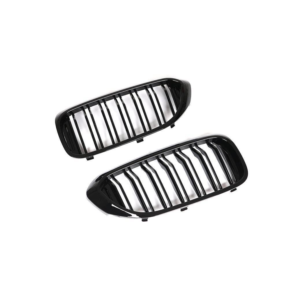 BMW 5 Series G30 G38 520i 540i F90 M5 2017-2020 Front Grille Glossy Black ABS-Ahacarbon