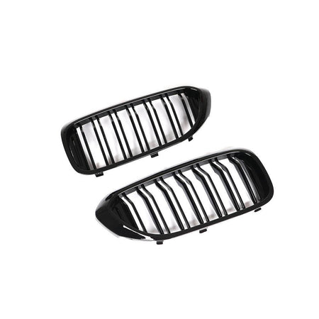 BMW 5 Series G30 G38 520i 540i F90 M5 2017-2020 Front Grille Glossy Black ABS-Ahacarbon