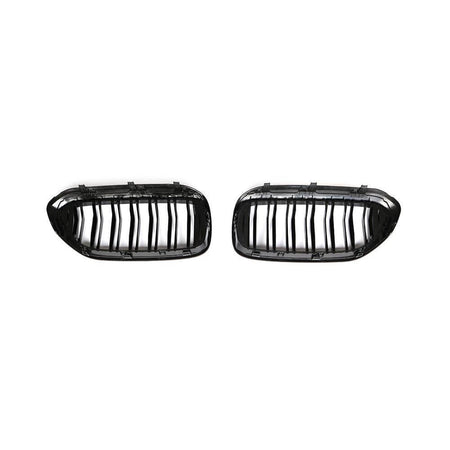 BMW 5 Series G30 G38 520i 540i F90 M5 2017-2020 Front Grille Glossy Black ABS-Ahacarbon
