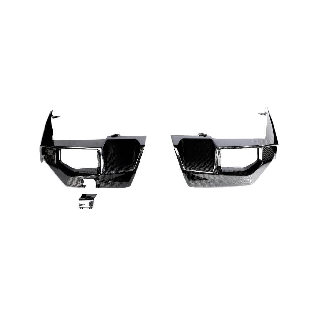 BMW 5 Series G90 G99 M5 2024UP Dry Carbon Fiber Rear Bumper Diffuser Lip Spoiler-Ahacarbon