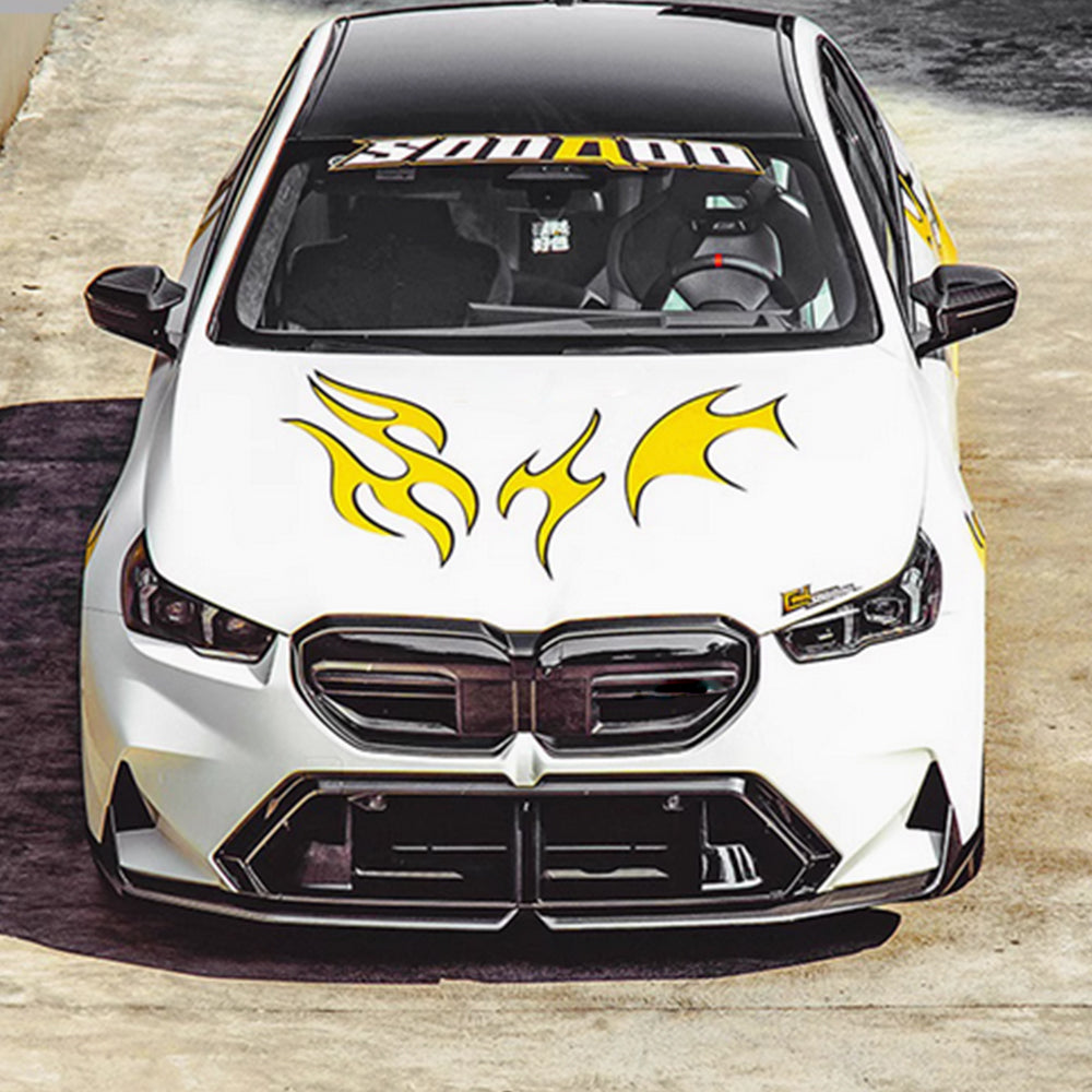 BMW 5 Series G90 G99 M5 2024UP Dry Carbon Fiber Front Bumper Lip-Ahacarbon