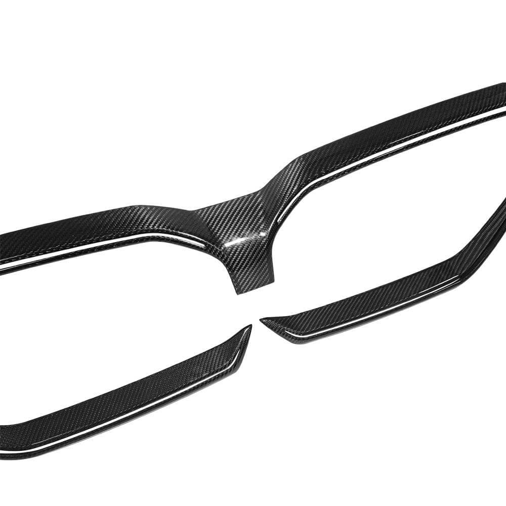 BMW 5 Series I5 G60 G68 2024UP Front Grille Dry Carbon Fiber-Ahacarbon