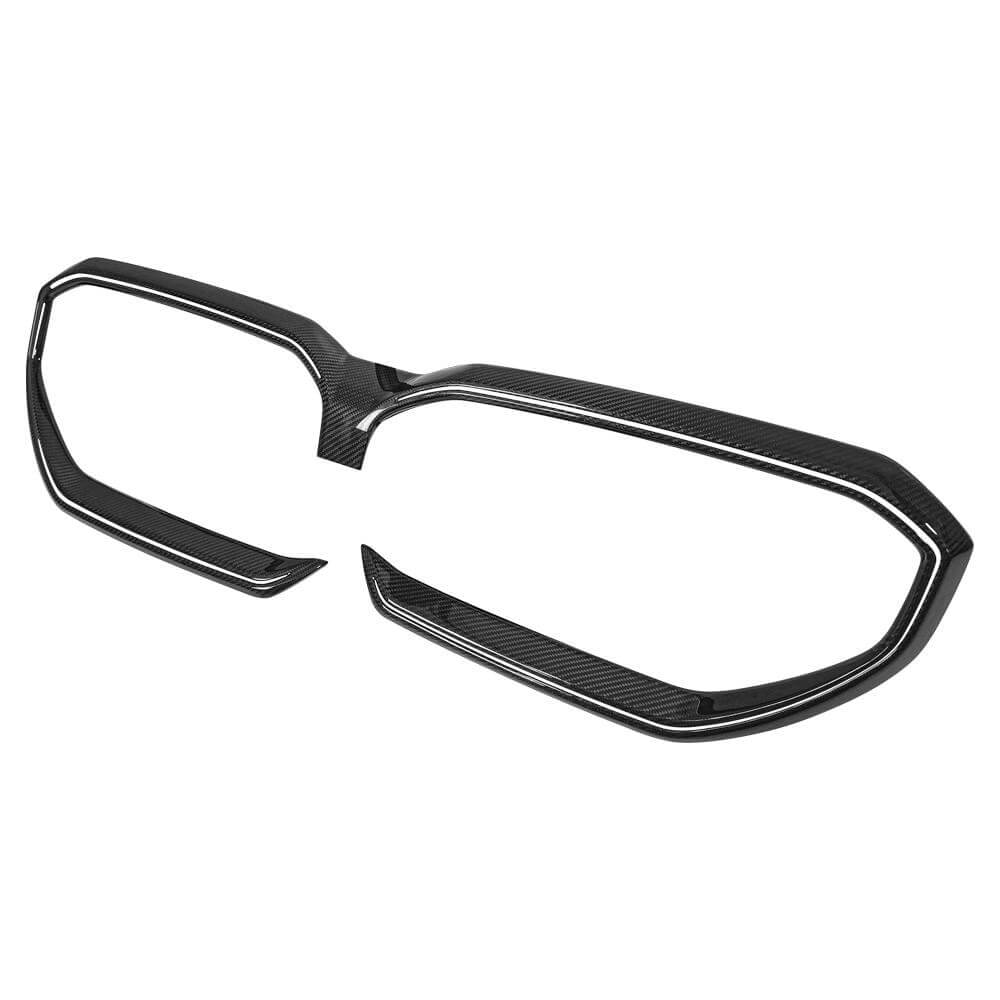 BMW 5 Series I5 G60 G68 2024UP Front Grille Dry Carbon Fiber-Ahacarbon