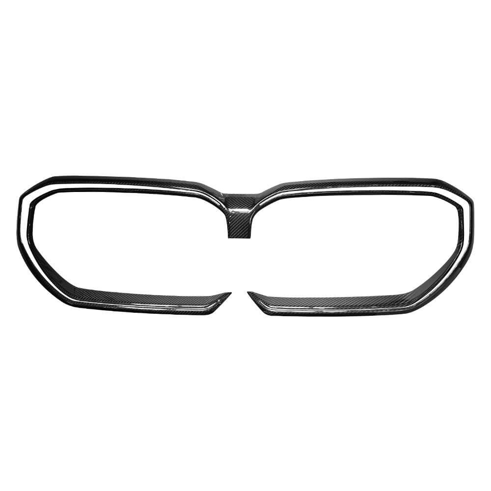 BMW 5 Series I5 G60 G68 2024UP Front Grille Dry Carbon Fiber-Ahacarbon