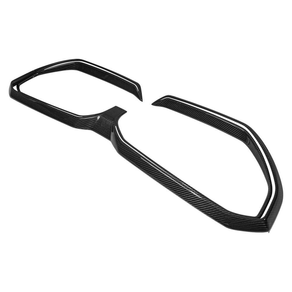BMW 5 Series I5 G60 G68 2024UP Front Grille Dry Carbon Fiber-Ahacarbon