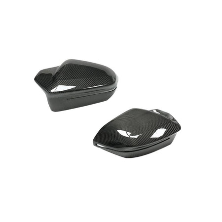 BMW 5 Series I5 G60 G68, 7 Series G70, X3 2024 Mirror Cover Caps Replacement Style Dry Carbon Fiber-Ahacarbon