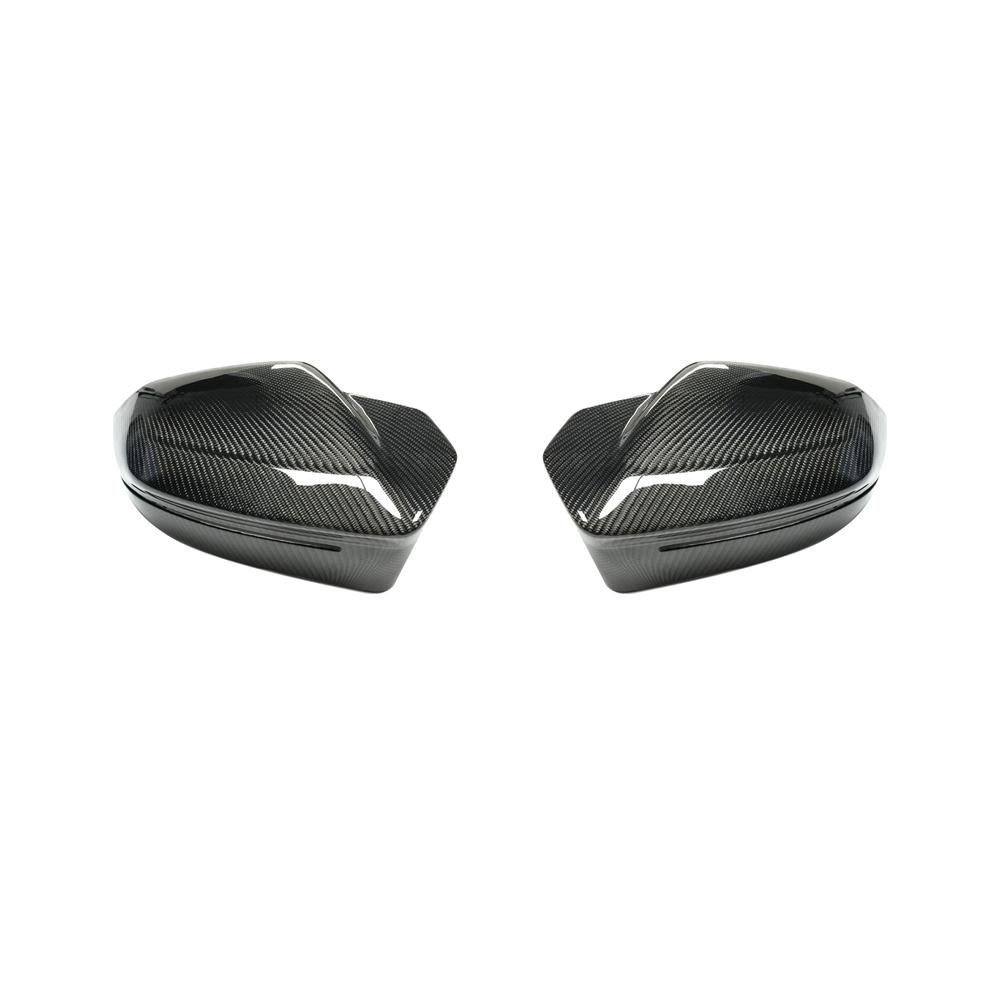 BMW 5 Series I5 G60 G68, 7 Series G70, X3 2024 Mirror Cover Caps Replacement Style Dry Carbon Fiber-Ahacarbon