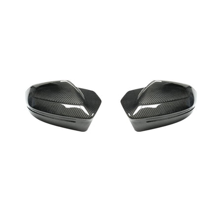 BMW 5 Series I5 G60 G68, 7 Series G70, X3 2024 Mirror Cover Caps Replacement Style Dry Carbon Fiber-Ahacarbon