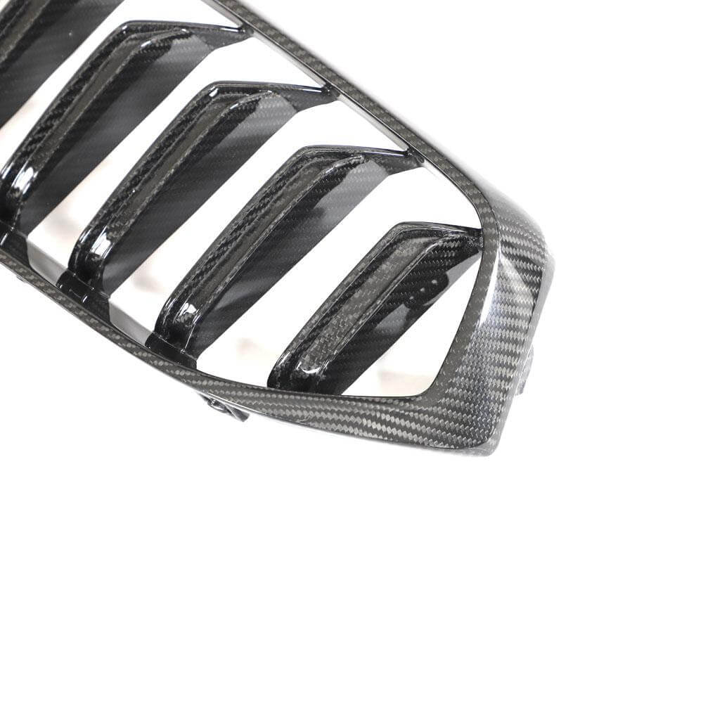BMW 6 Series GT G32 LCI 2021-2023 Front Grille Dry Carbon Fiber-Ahacarbon