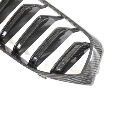 BMW 6 Series GT G32 LCI 2021-2023 Front Grille Dry Carbon Fiber-Ahacarbon