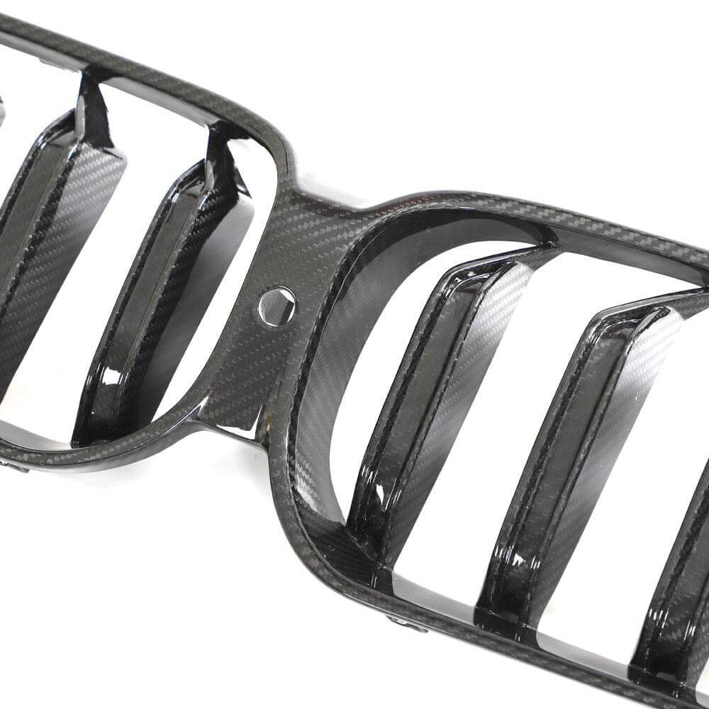 BMW 6 Series GT G32 LCI 2021-2023 Front Grille Dry Carbon Fiber-Ahacarbon