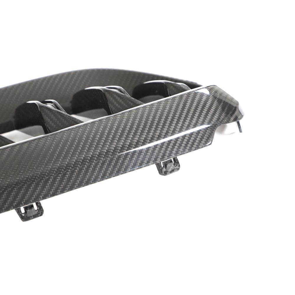 BMW 6 Series GT G32 LCI 2021-2023 Front Grille Dry Carbon Fiber-Ahacarbon