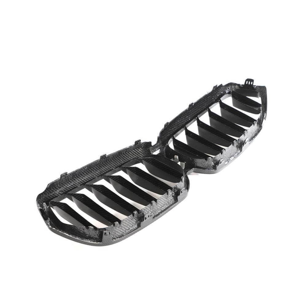 BMW 6 Series GT G32 LCI 2021-2023 Front Grille Dry Carbon Fiber-Ahacarbon