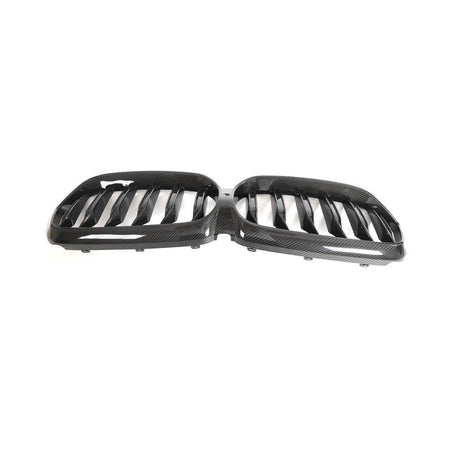 BMW 6 Series GT G32 LCI 2021-2023 Front Grille Dry Carbon Fiber-Ahacarbon