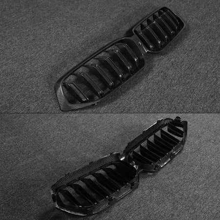 BMW 6 Series GT G32 LCI 2021-2023 Front Grille Dry Carbon Fiber-Ahacarbon