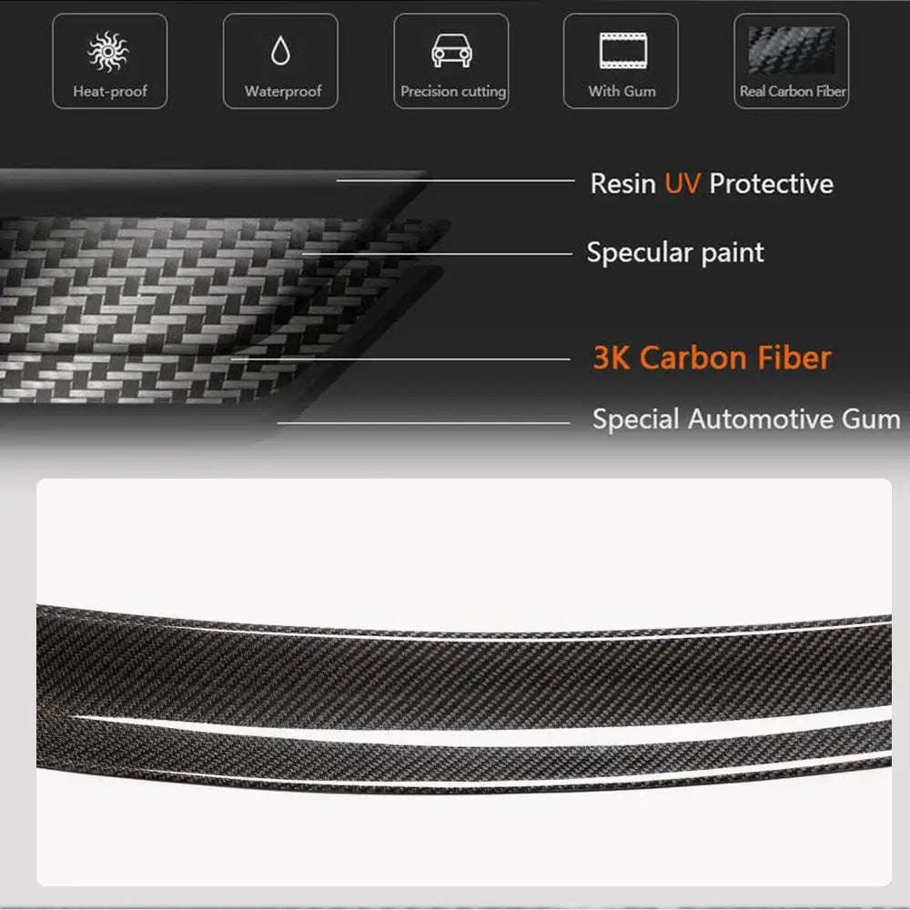 BMW 7 Series G11 G12 740i 750i 760i 2016-2023 Rear Trunk Spoiler Carbon Fiber/FRP-Ahacarbon