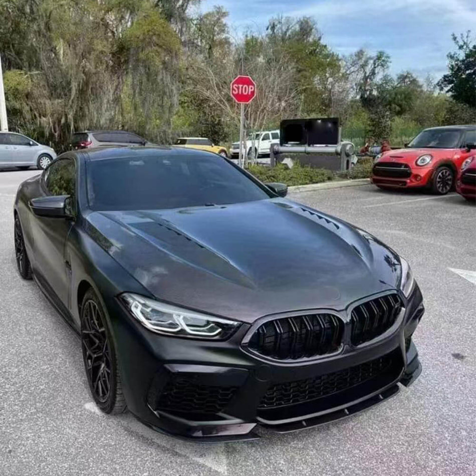 BMW 8 Series F93 M8 2019-2024 Carbon Fiber Engine Bonnet Hood Cover-Ahacarbon