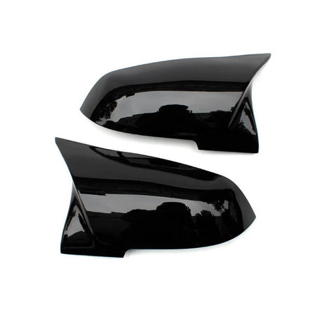 For BMW F20 F21 F22 F30 F31 F34 F32 F33 X1 E84 Mirror Covers Replacement Glossy Black ABS-Ahacarbon