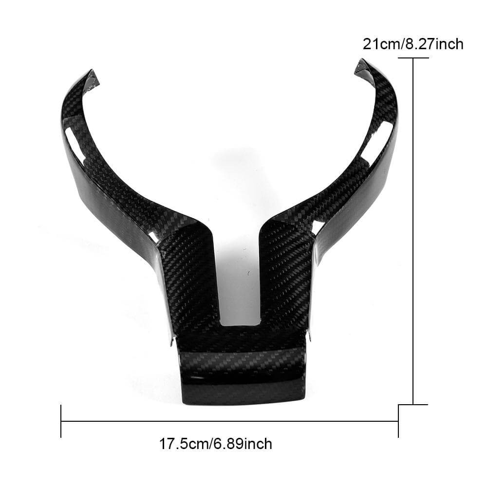 BMW F80 M3&F82/F83 M4&F10 M5&F12 M6 14-17 Steering Wheel Covers Carbon Fiber-Ahacarbon